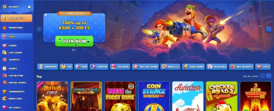 Pistolo casino application